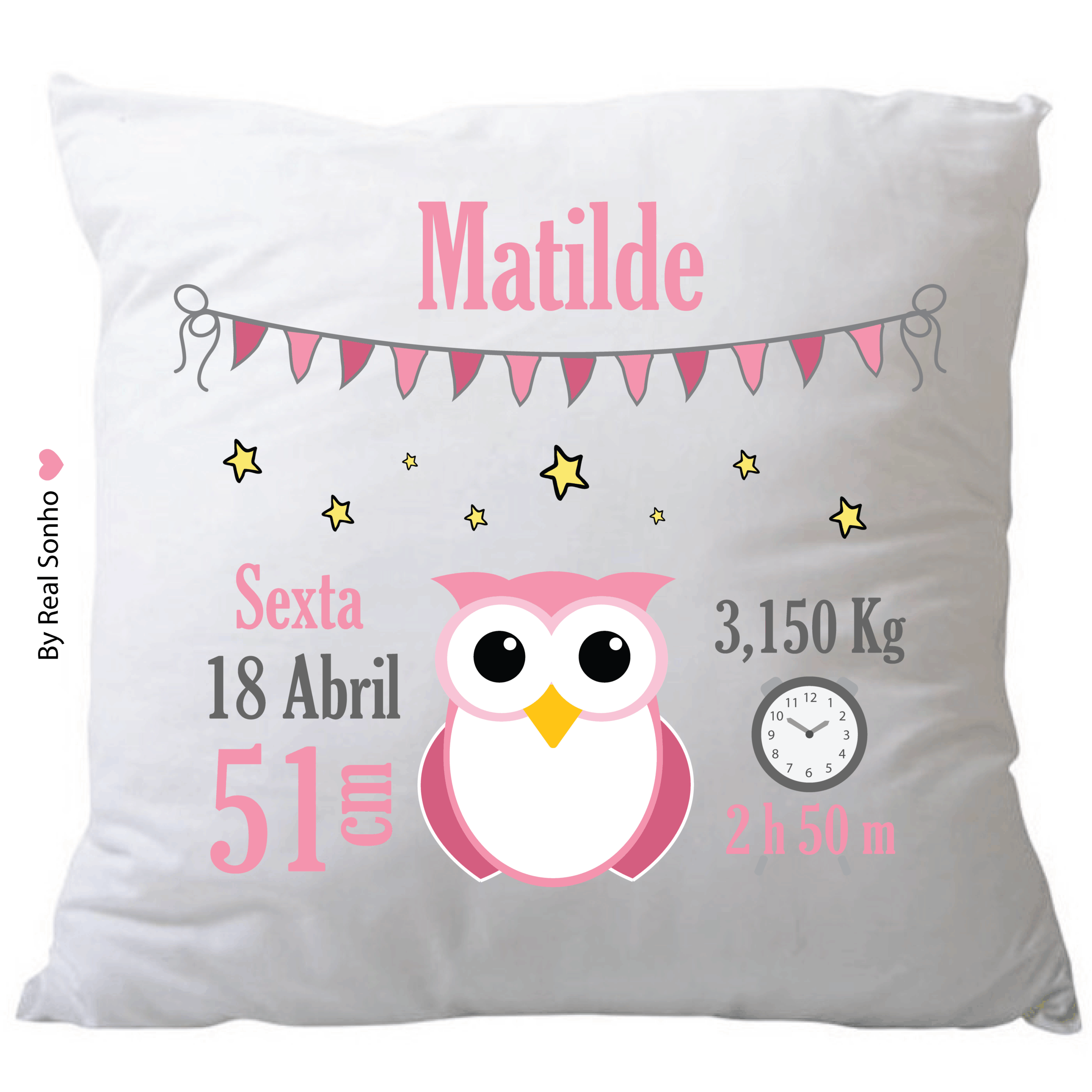 ALMOFADA NASCIMENTO  I   mocho rosa