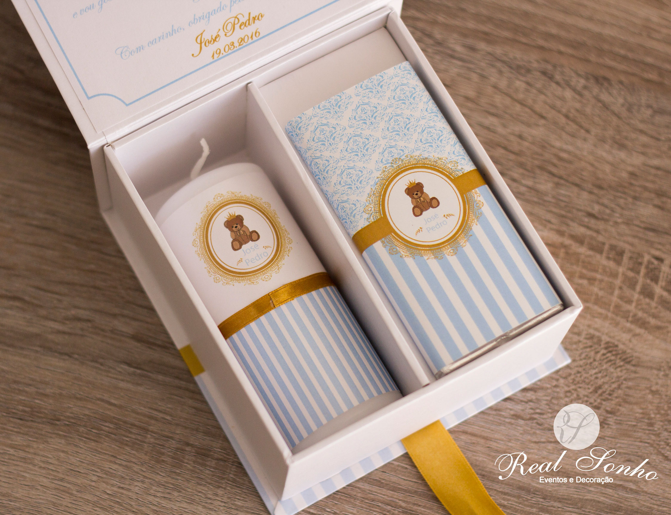 Caixa com vela e chocolate I BT-L001