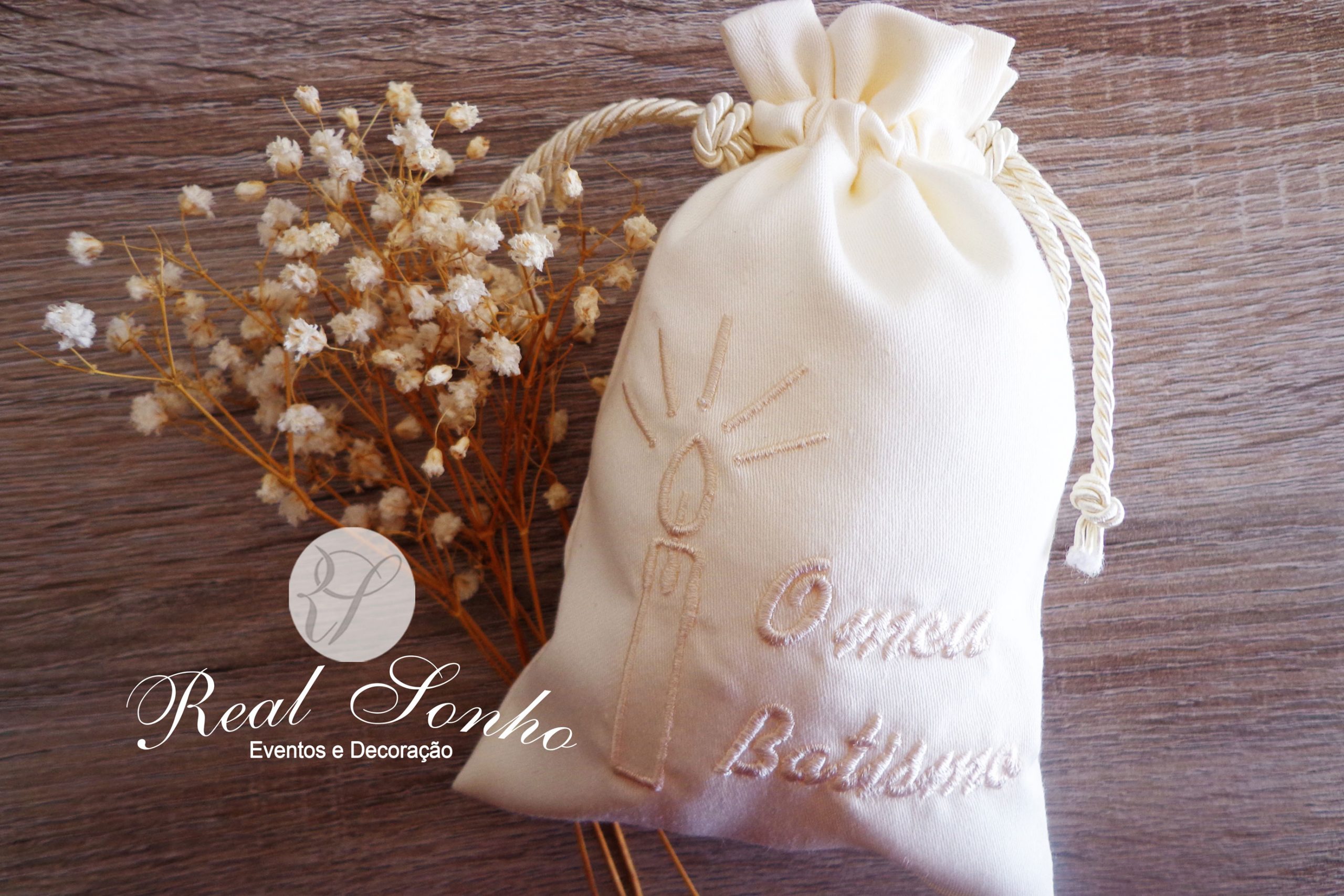 Saquinho Bordado   I   O meu batismo