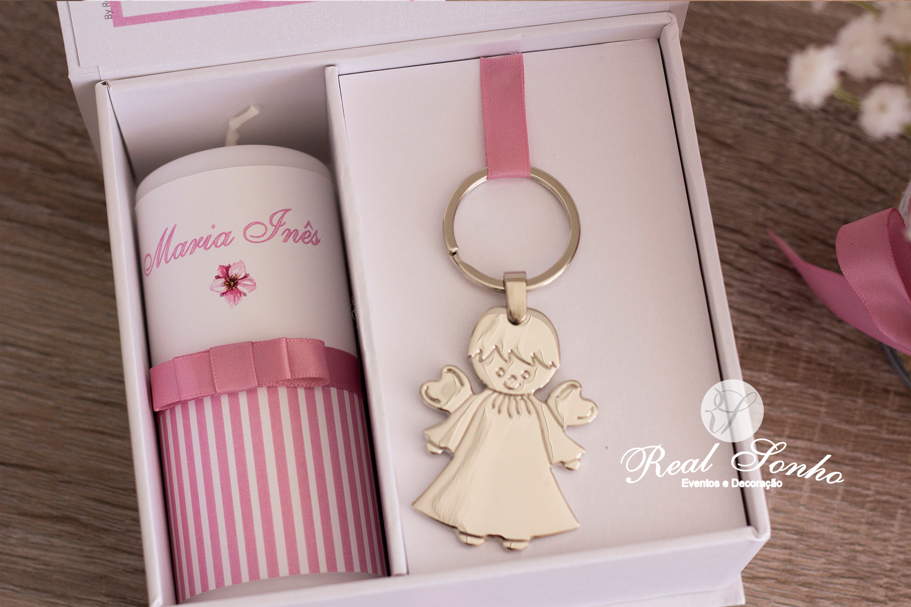 Caixa com vela e porta-chaves I CM-L001