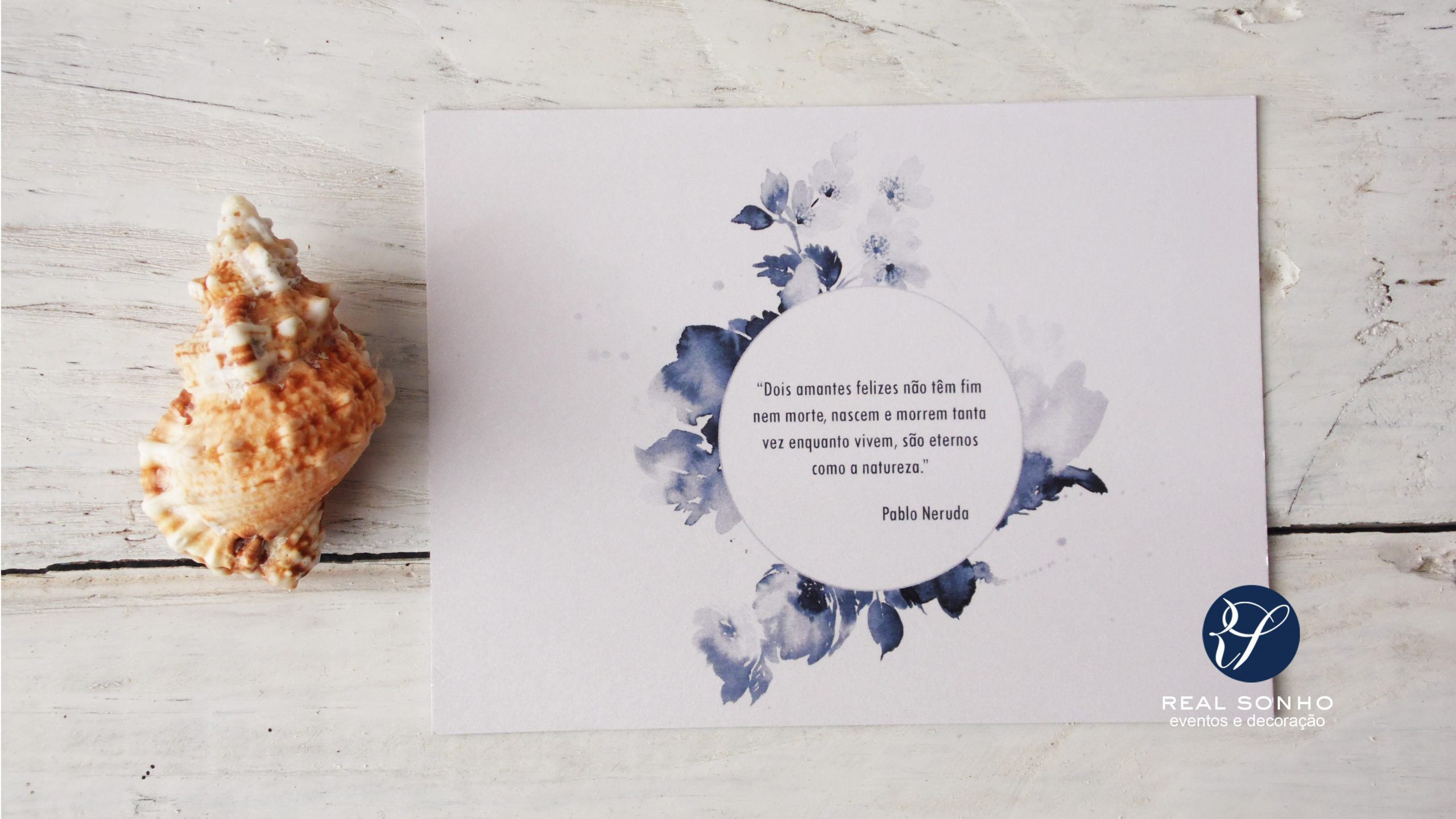 Convite de Casamento Postal CS-C052