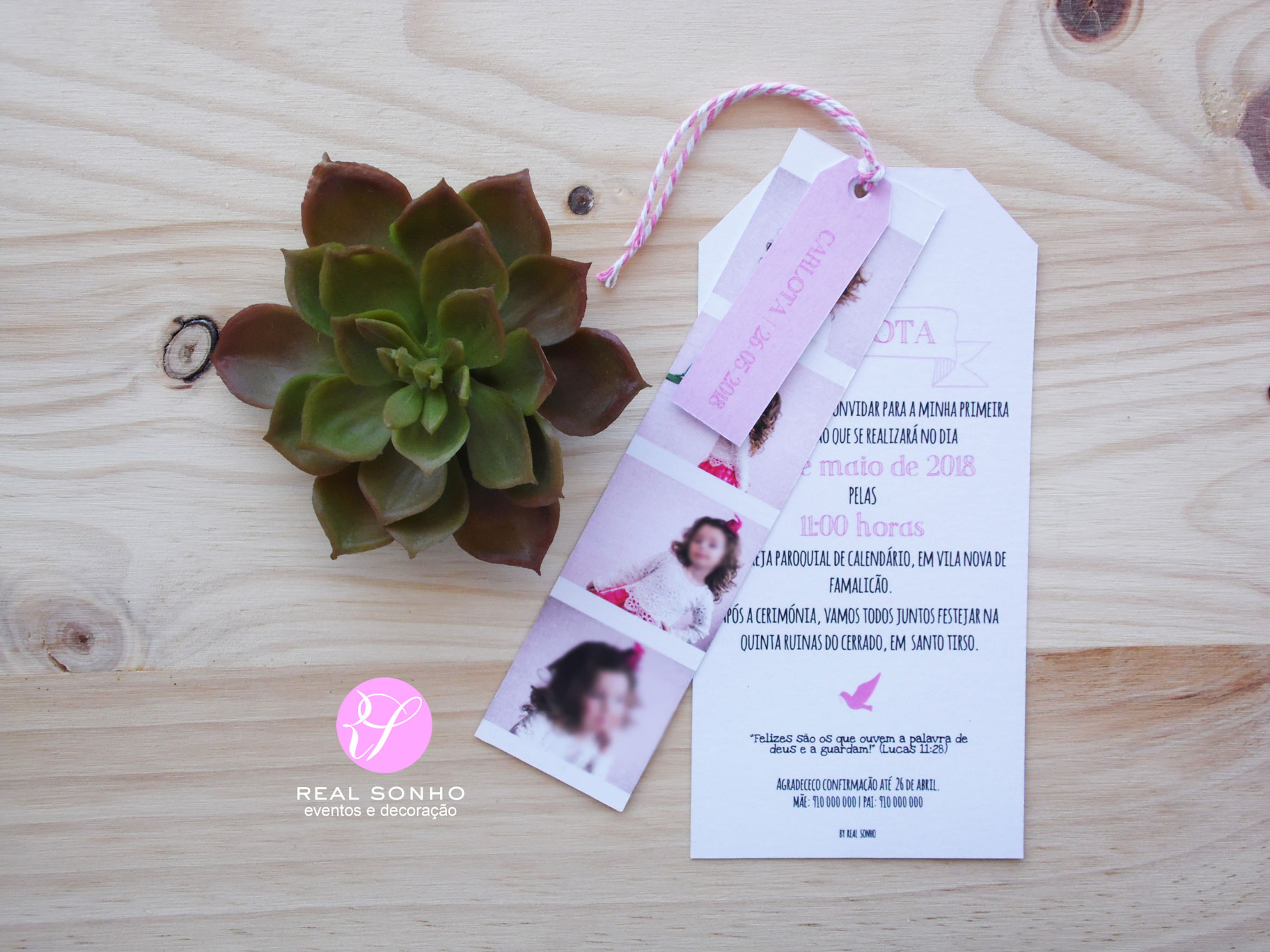 Convite de Comunhão C/Foto I CM-C011