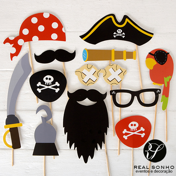 Conjunto para Photobooth  I  Piratas