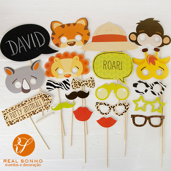 Conjunto para Photobooth  I  Selva