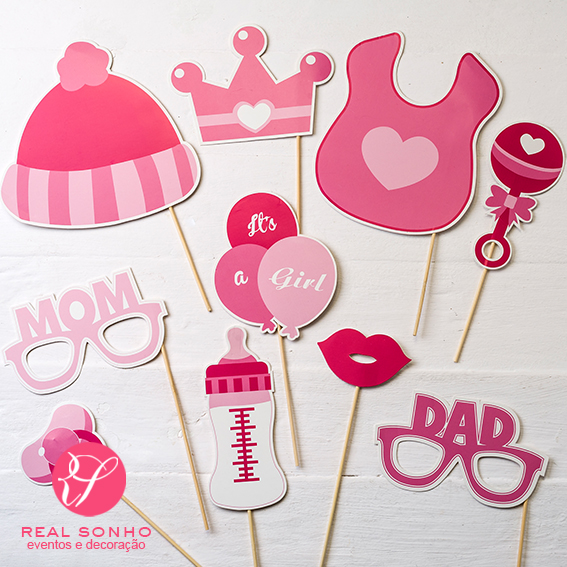 Conjunto para Photobooth I Menina