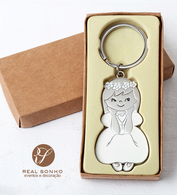 Caixa com porta-chaves  I  menina
