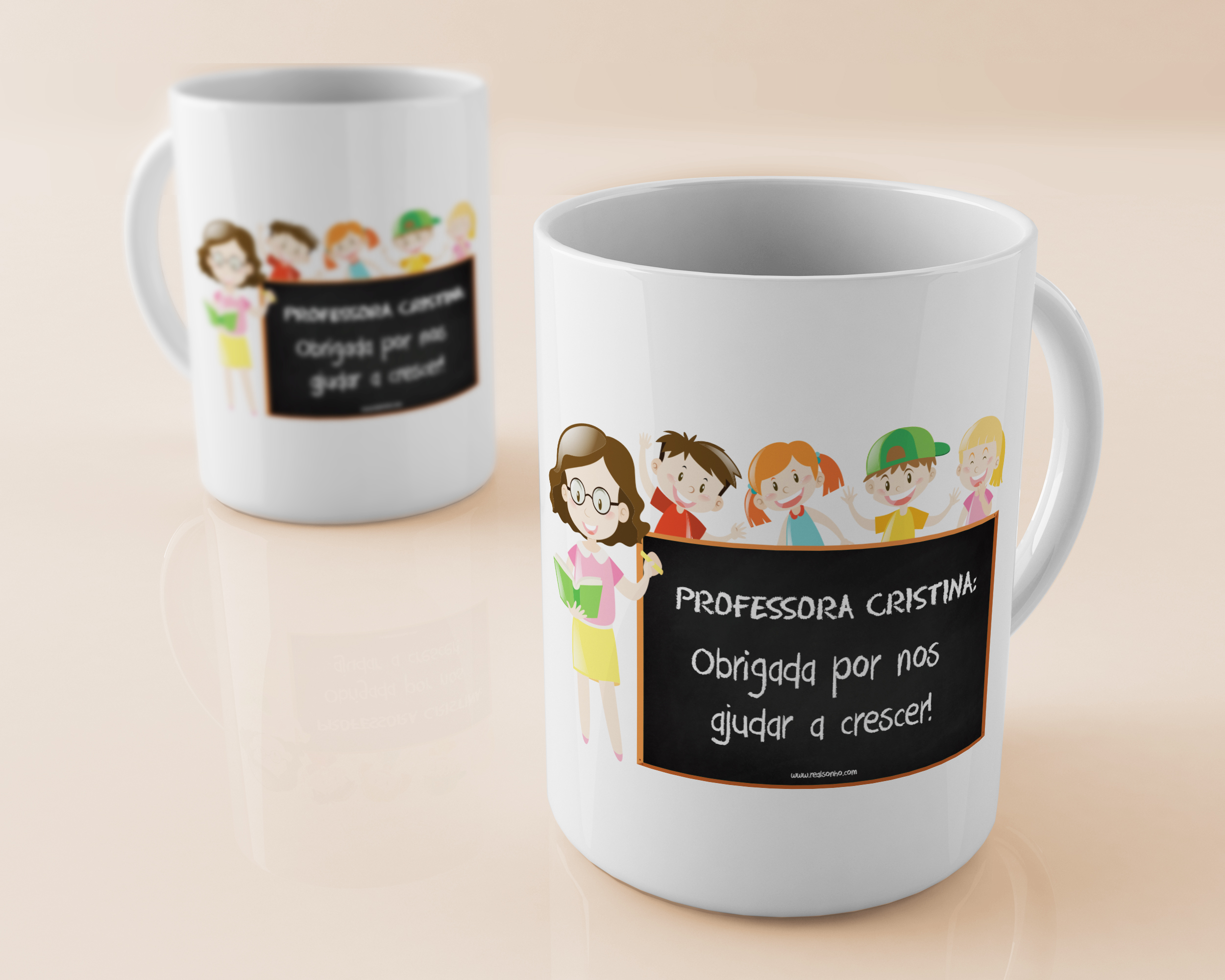 Caneca personalizada I Professora (crianças)
