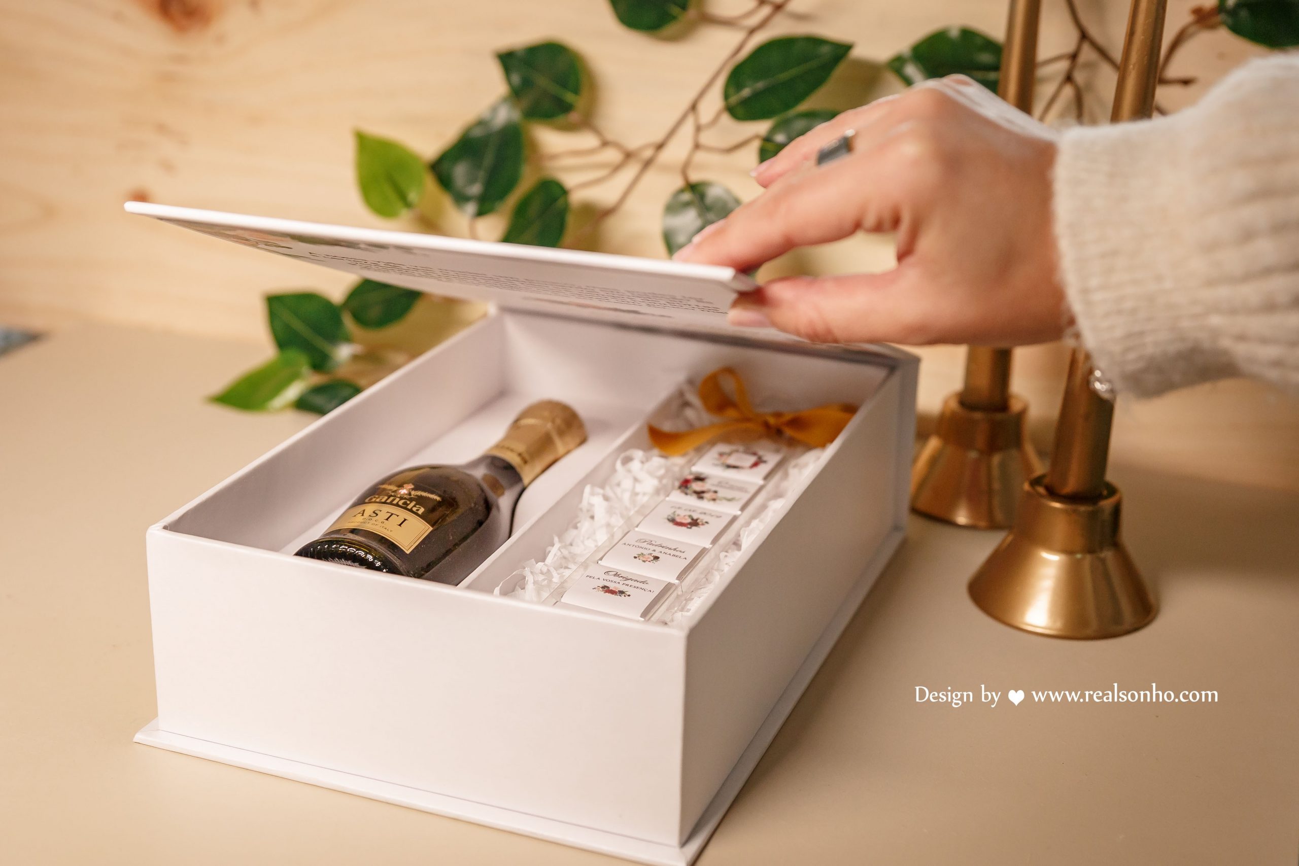 Caixa Madrinha/Padrinhos ou Pais BURGUNDY CS-L038