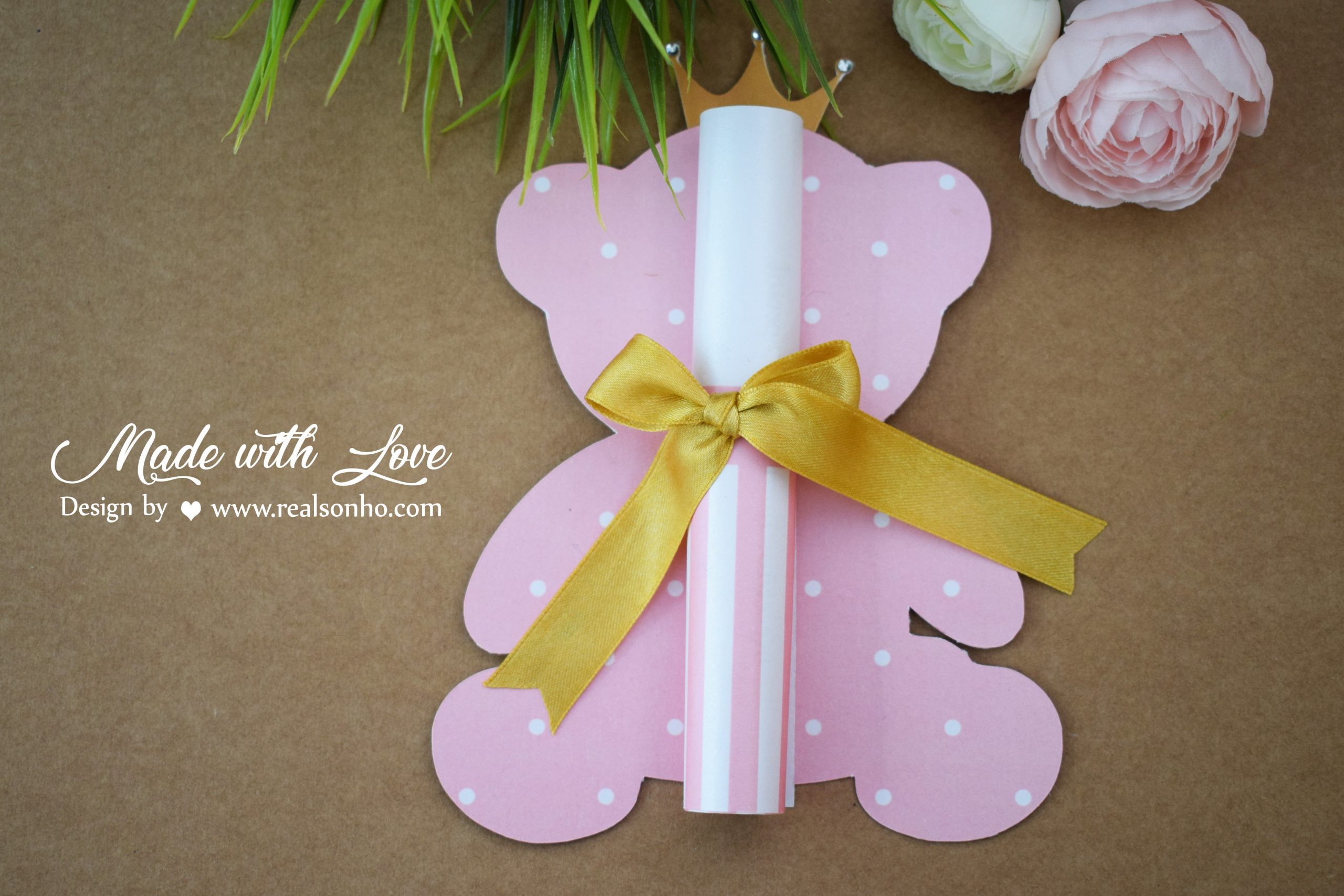 Convite de Batizado (menina) BT-C016