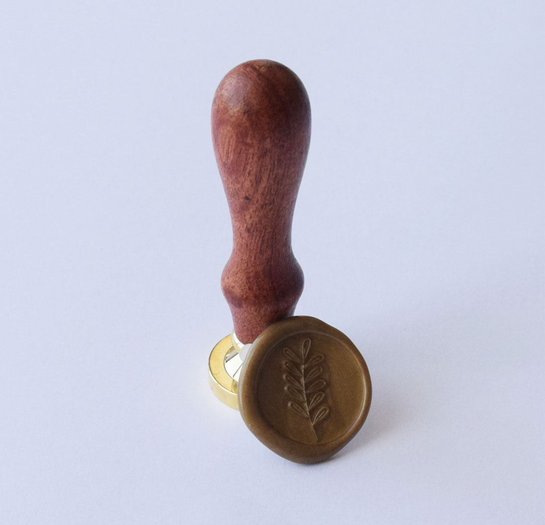 Sinete personalizado | Folha (25mm)