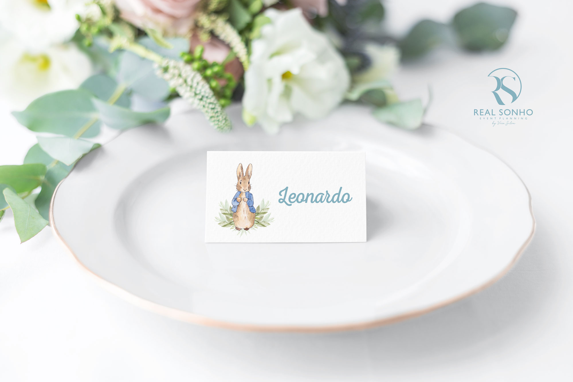 Identificador individual de convidados I Menino