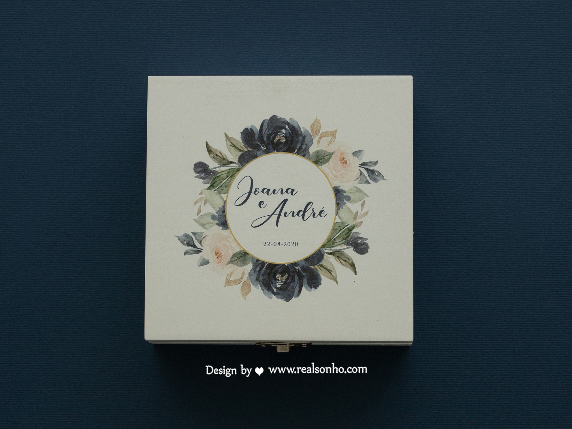 PORTA ALIANÇAS CAIXA PERSONALIZADA  I  CS-PA014