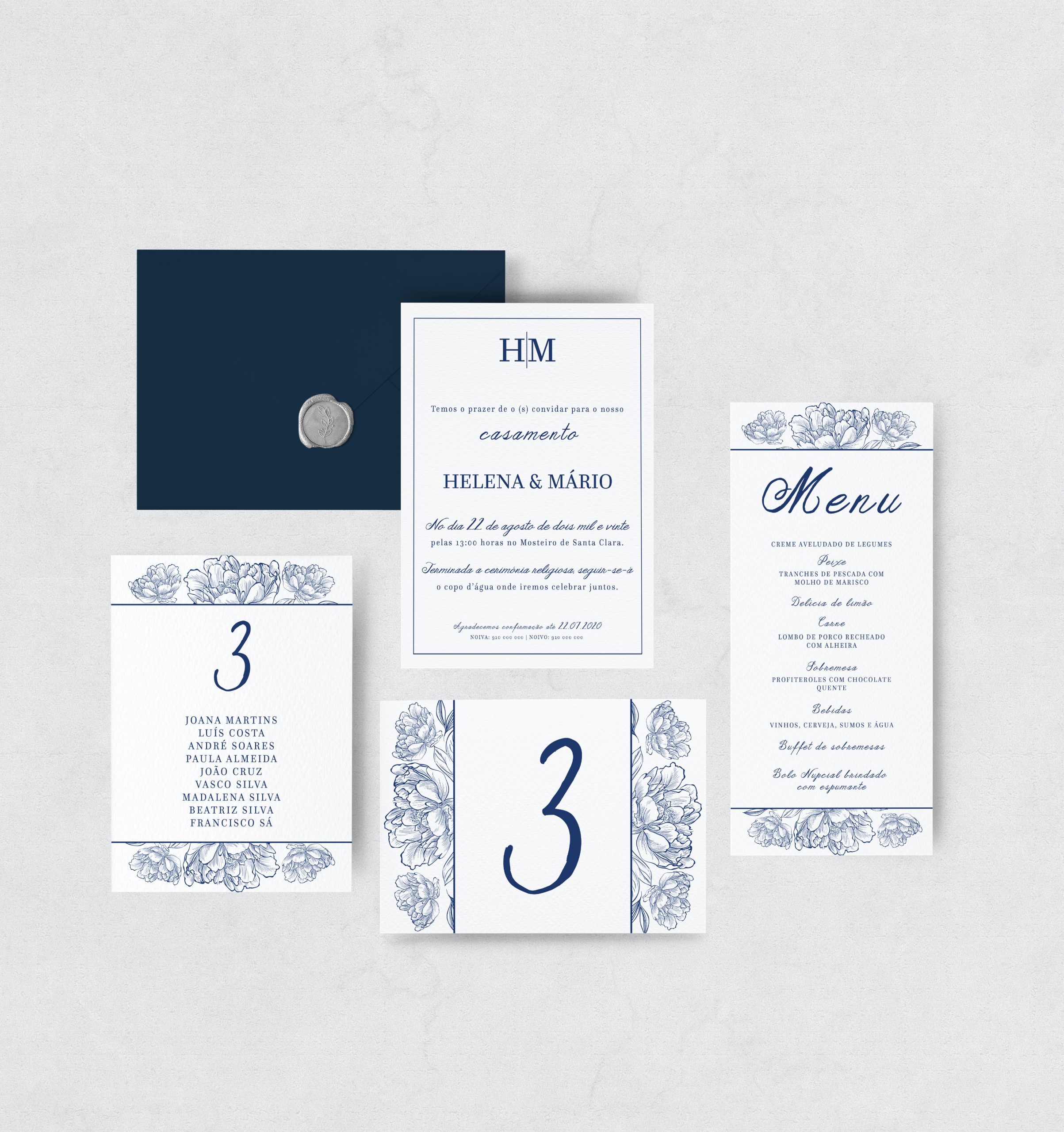 Estacionário | Coleção Navy