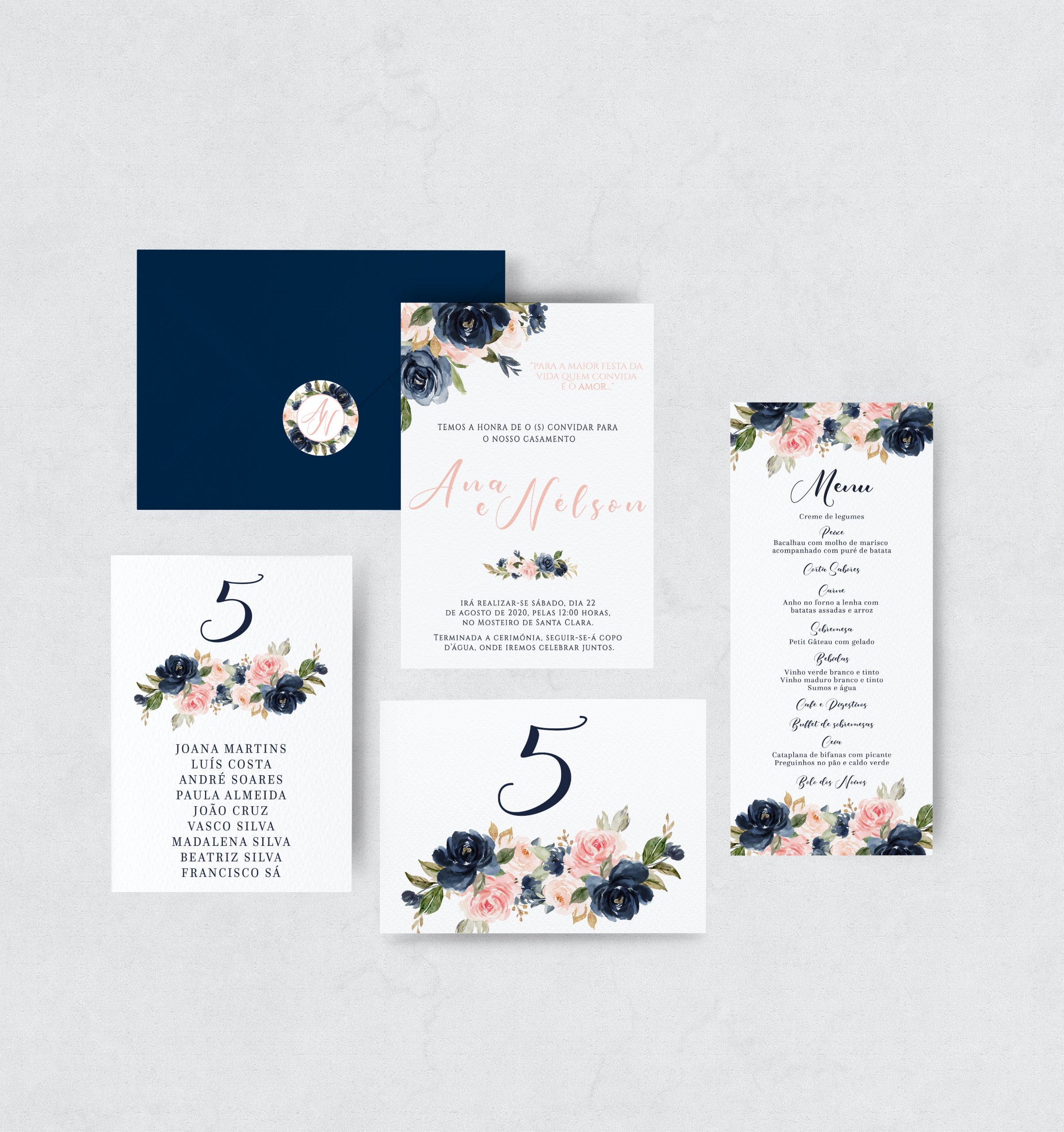 Estacionário | Coleção Royal Blue