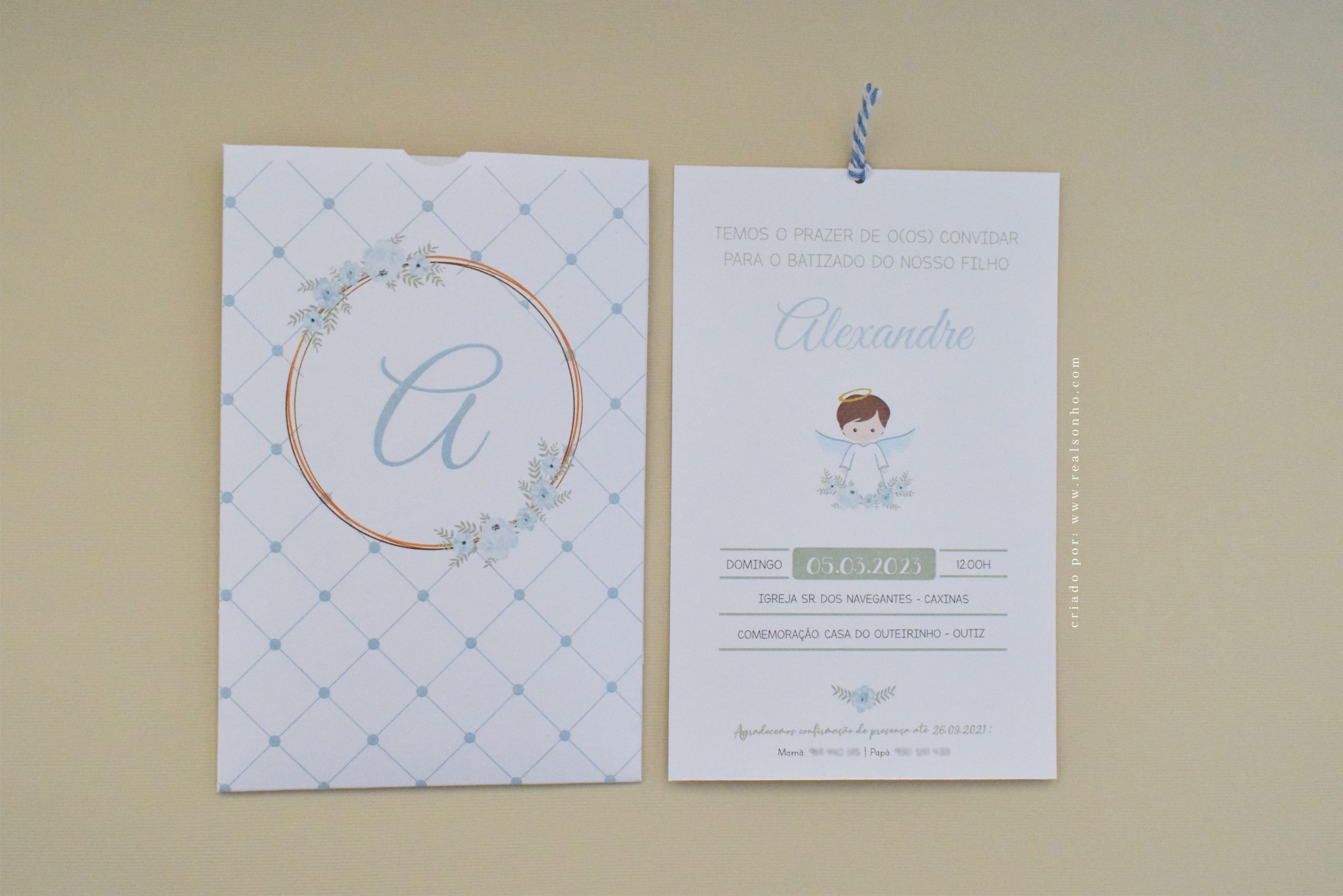 Convite de Batizado | BT-C003