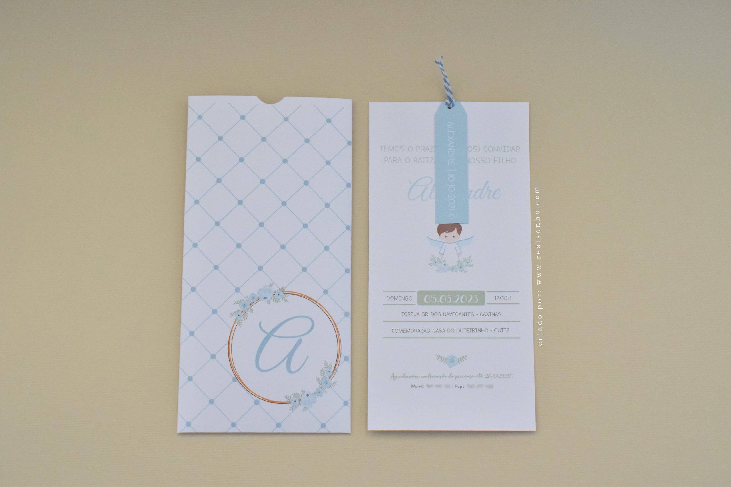 Convite de Batizado | BT-C005