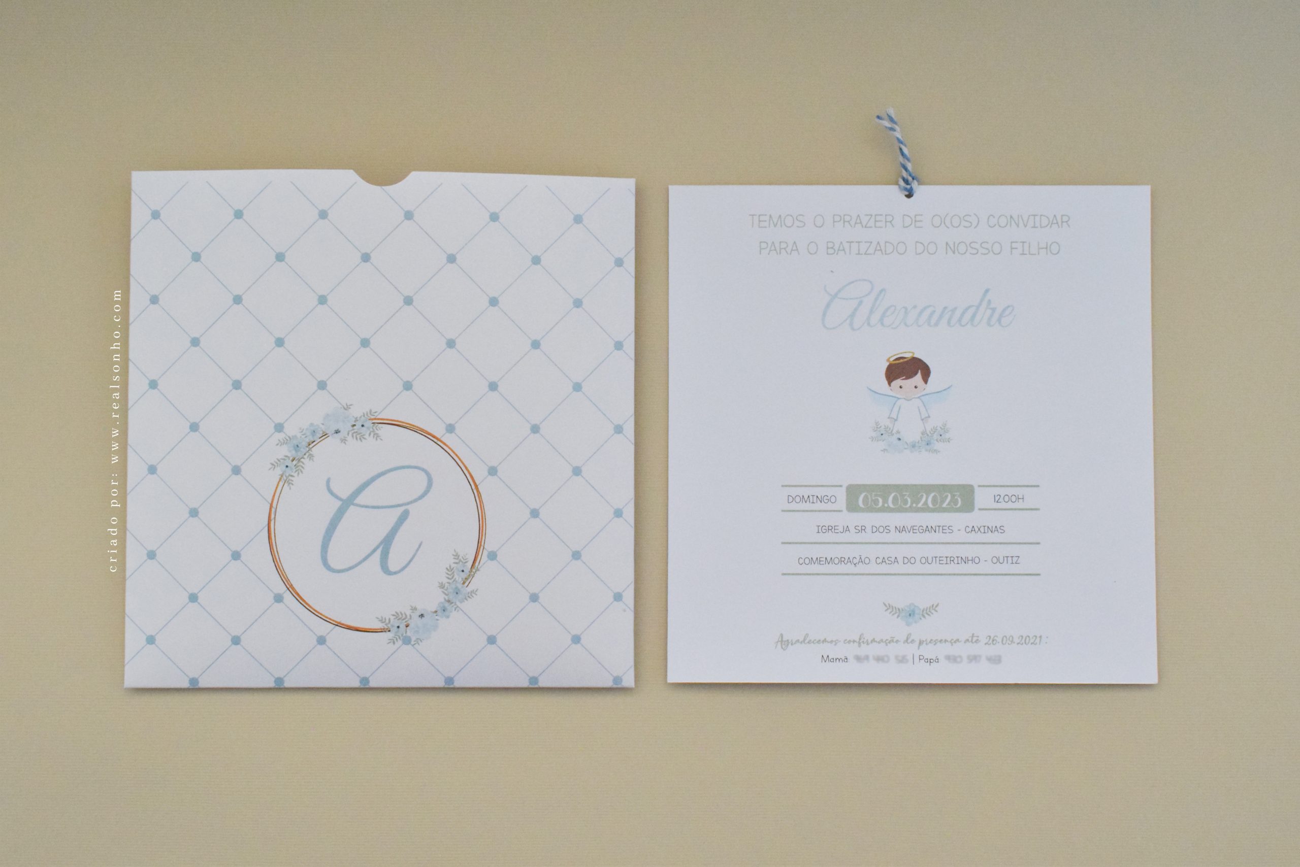 Convite de Batizado | BT-C006