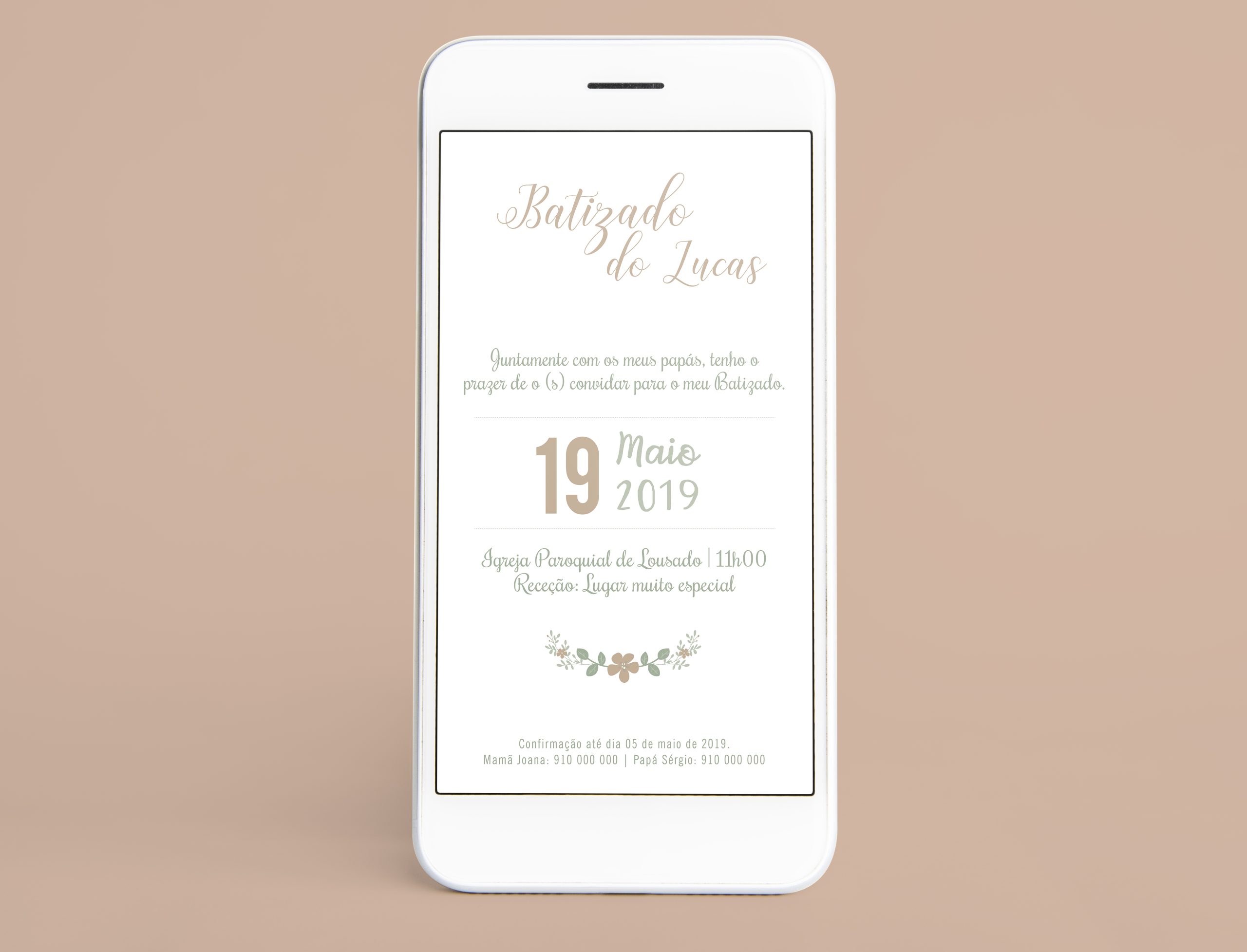 Convite Digital Batizado | BT-CD017