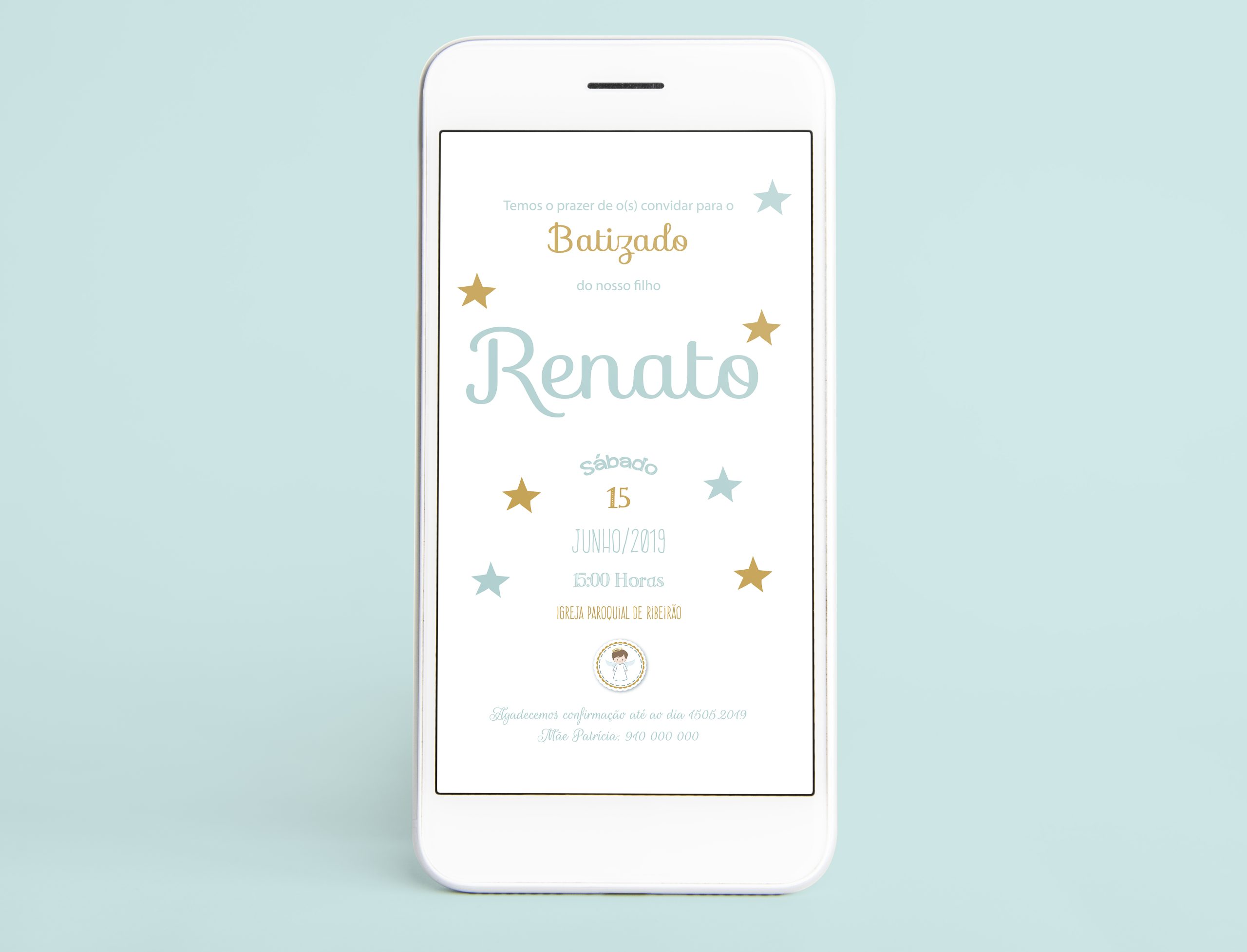 Convite Digital Batizado | BT-CD035