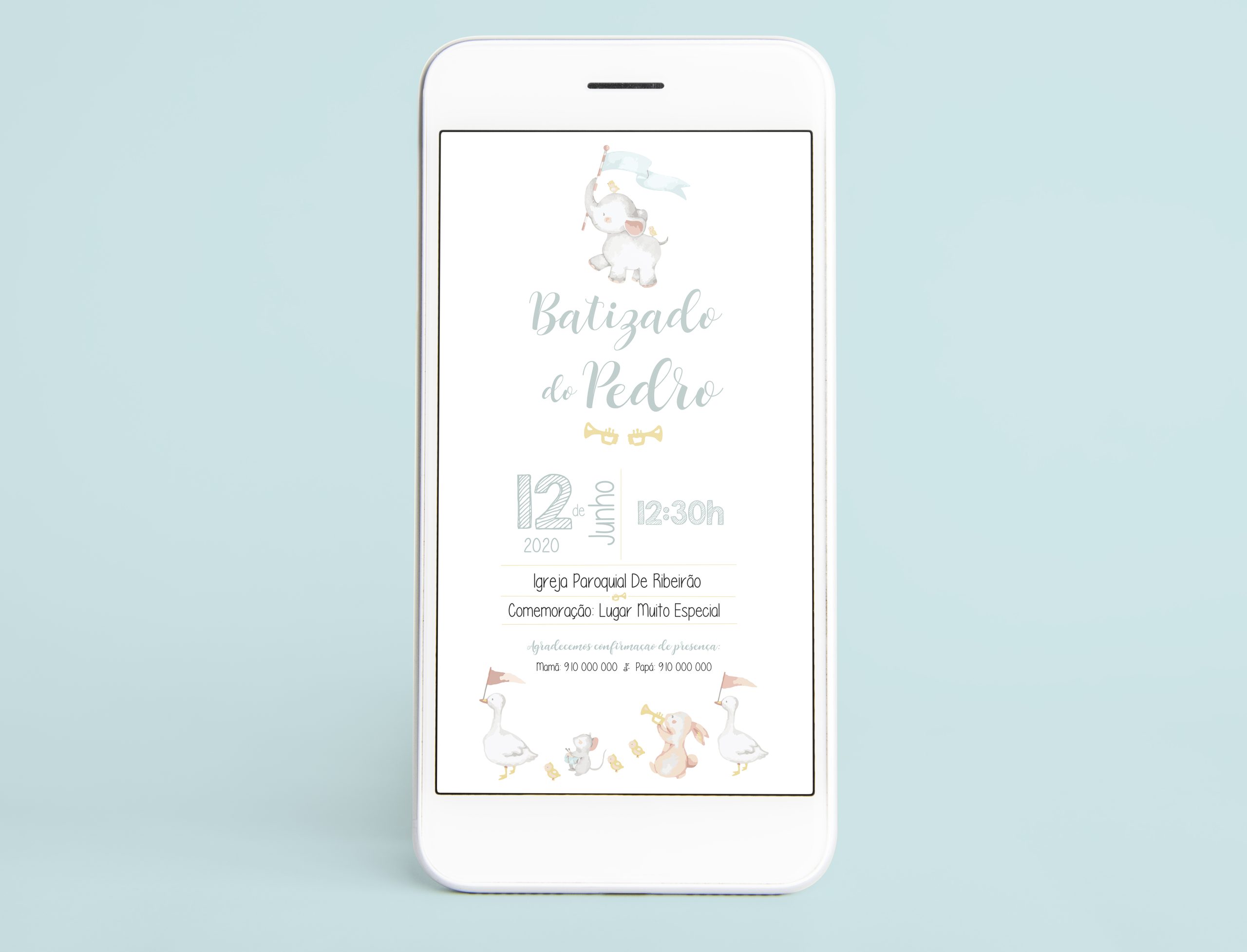 Convite Digital Batizado | BT-CD042