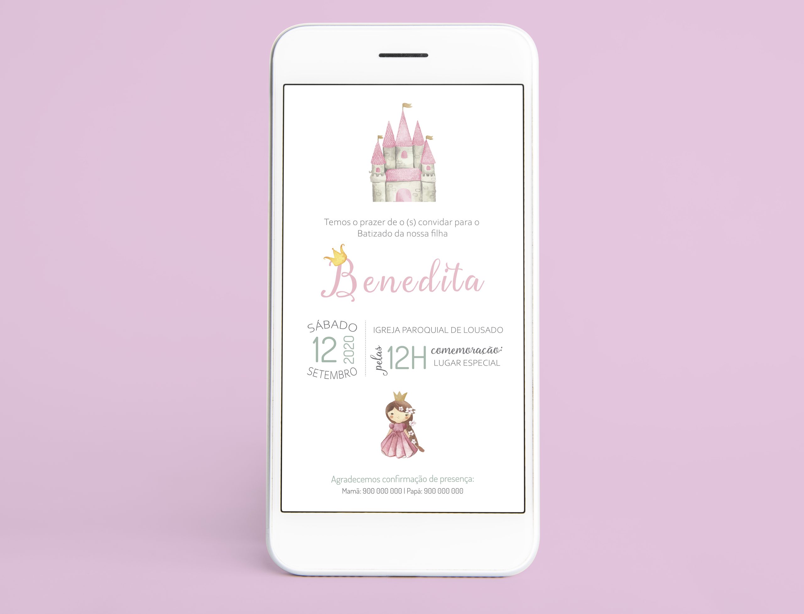 Convite Digital Batizado | BT-CD052