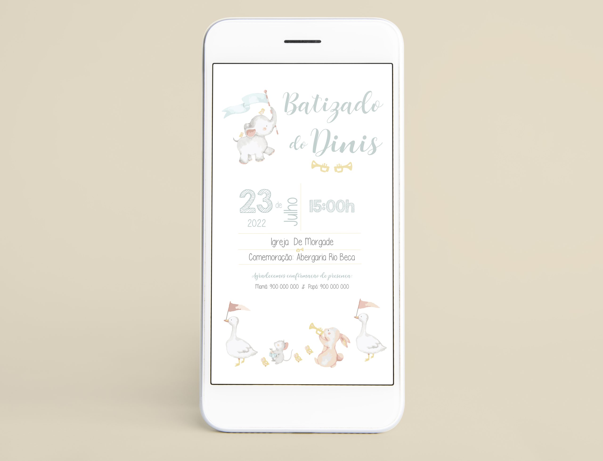 Convite Digital Batizado | BT-CD080