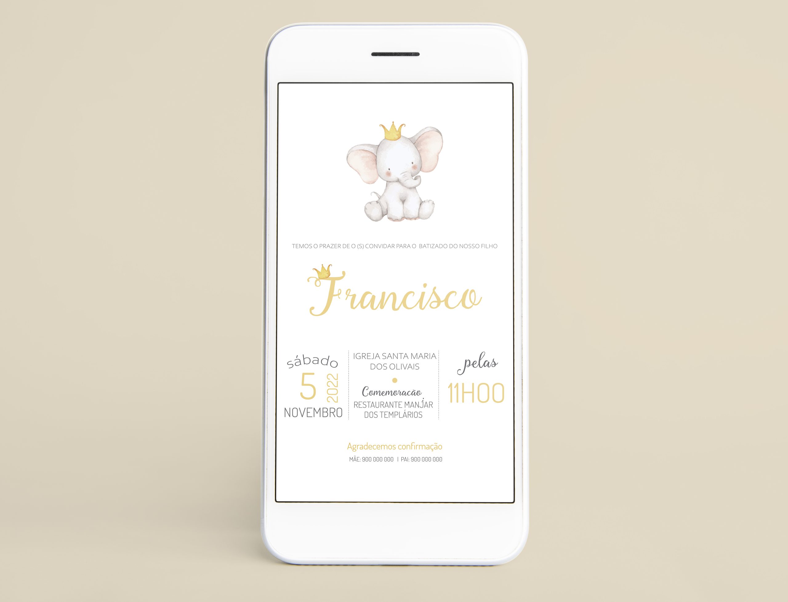 Convite Digital Batizado | BT-CD081