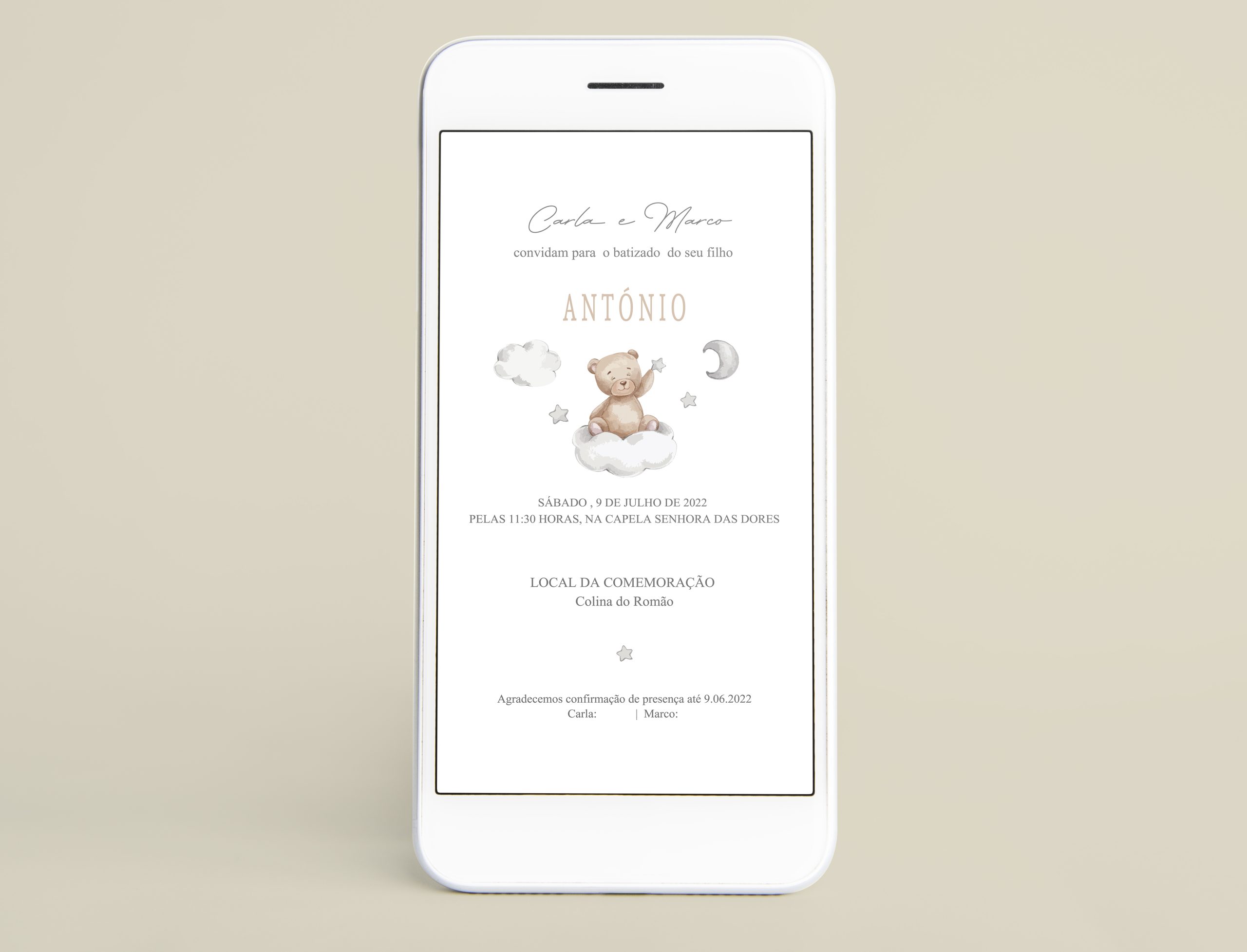 Convite Digital Batizado | BT-CD091