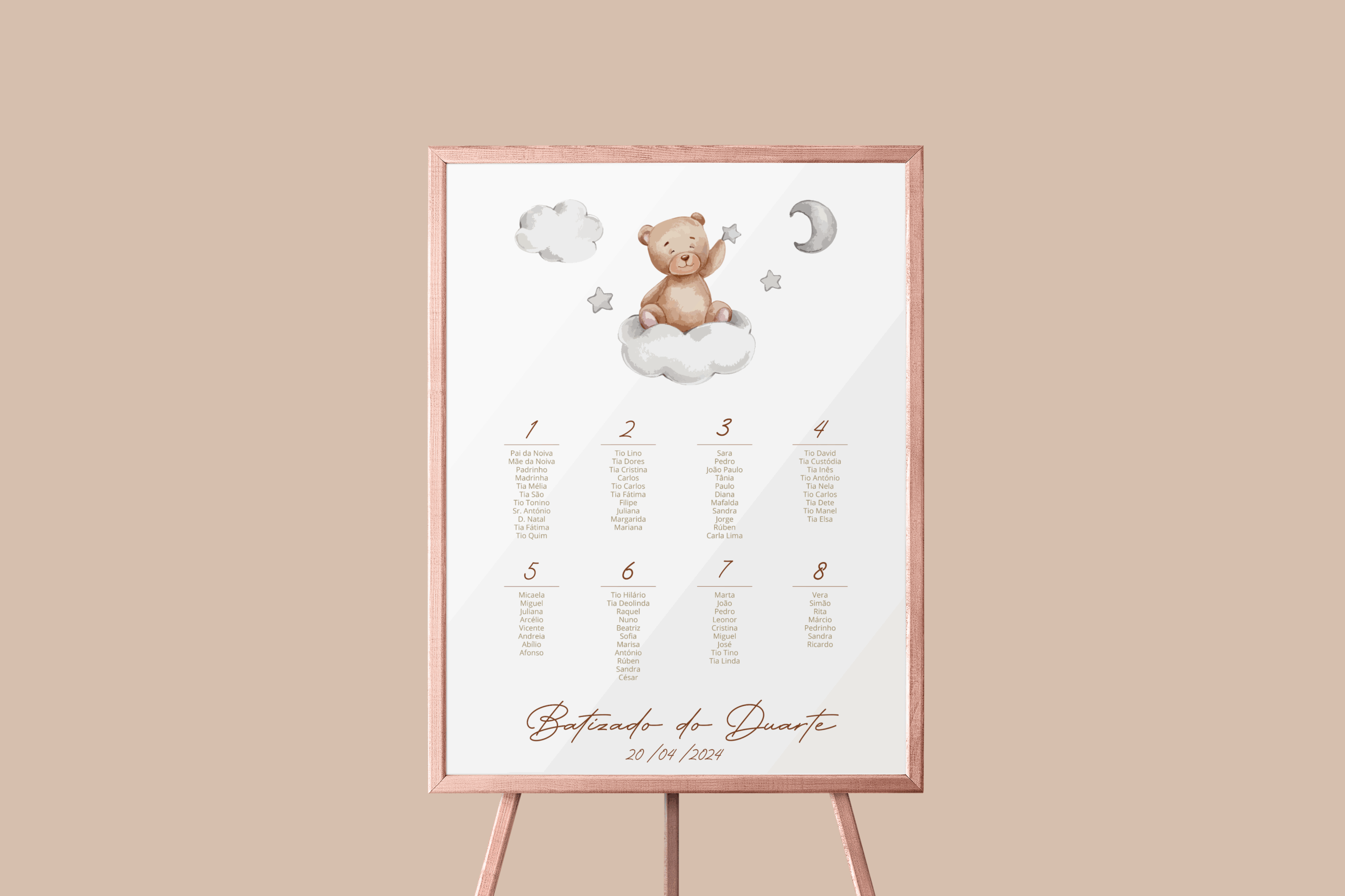 Poster | Ursinho na núvem I BT-ICP091