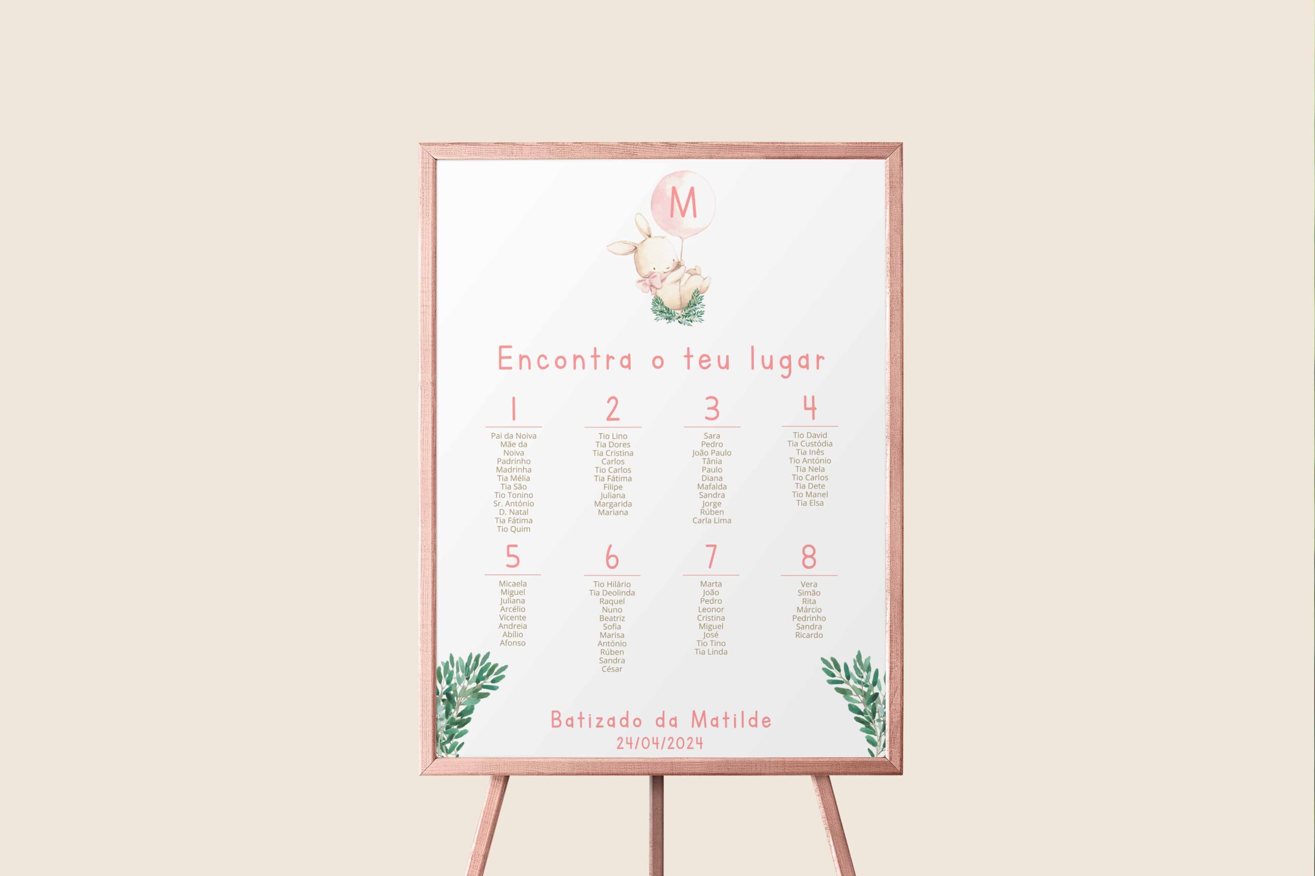 Poster | Coelhinha Rosa I BT-ICP040