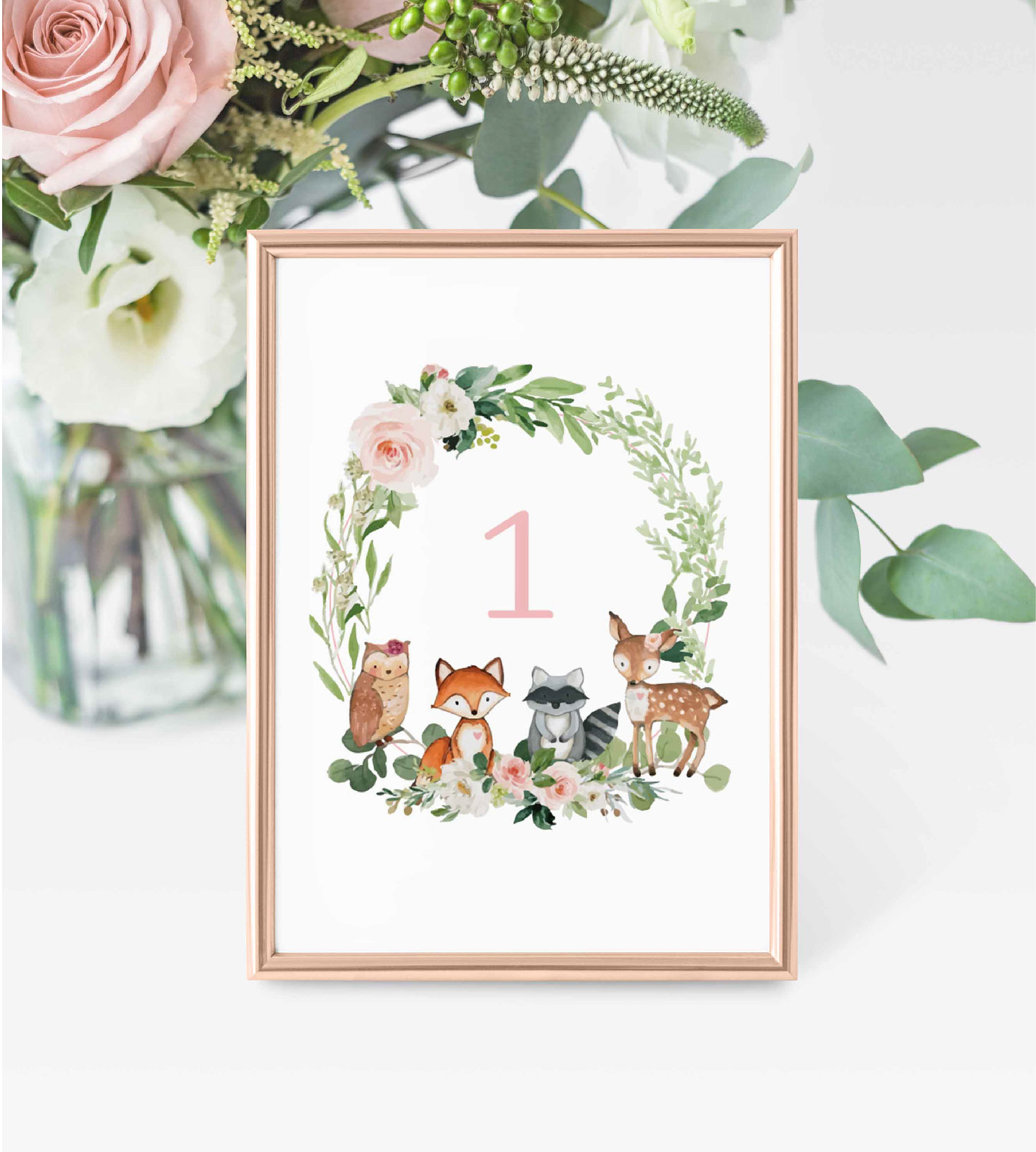 Ident. de mesa I Animais do Bosque I BT-IMM044