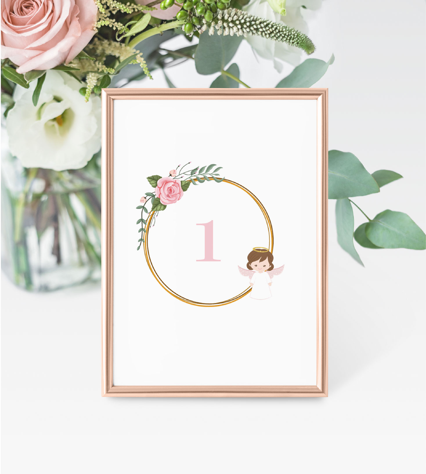 Ident. de mesa I Anjo Menina I BT-IMM031