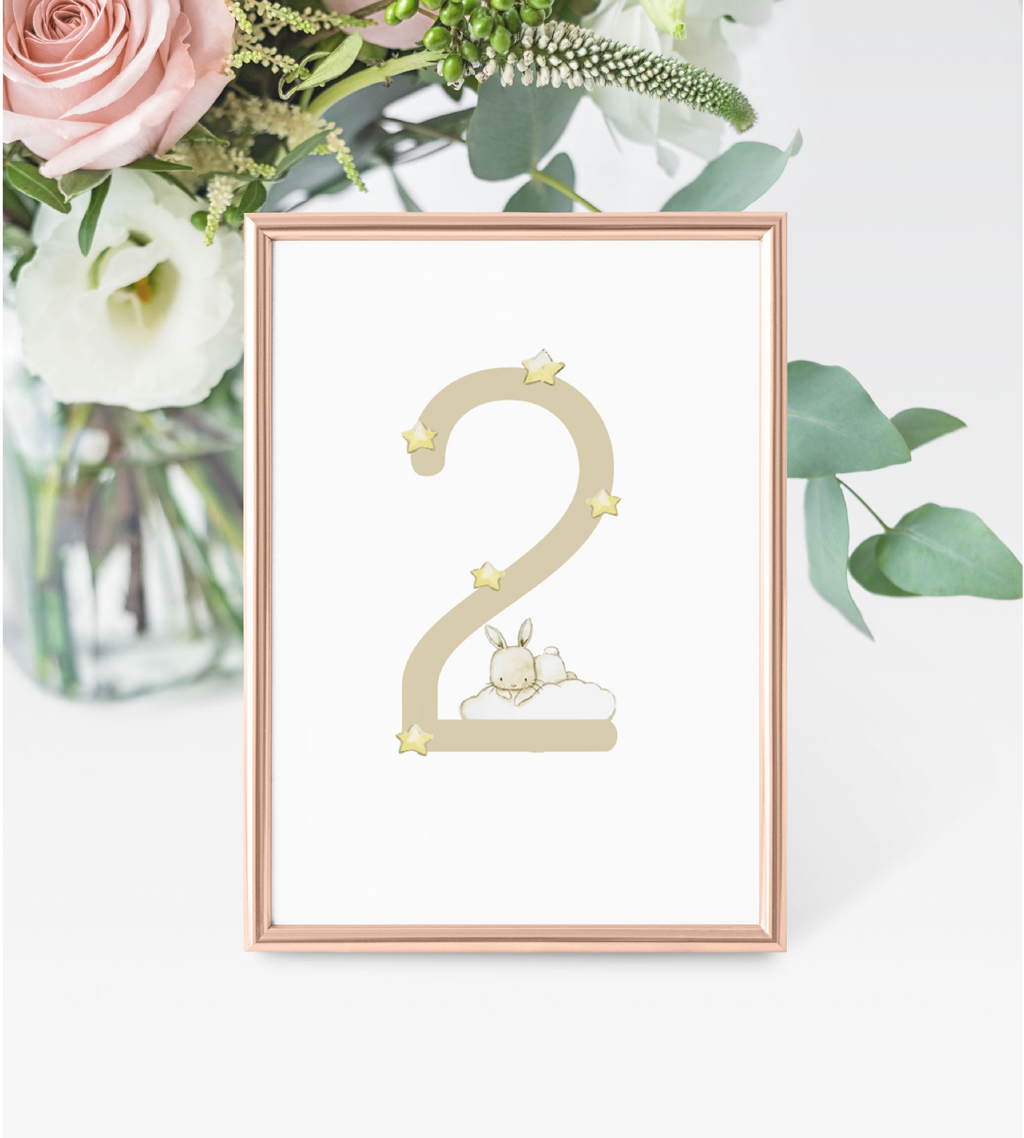 Ident. de mesa I Coelhinho Bege I BT-IMM053