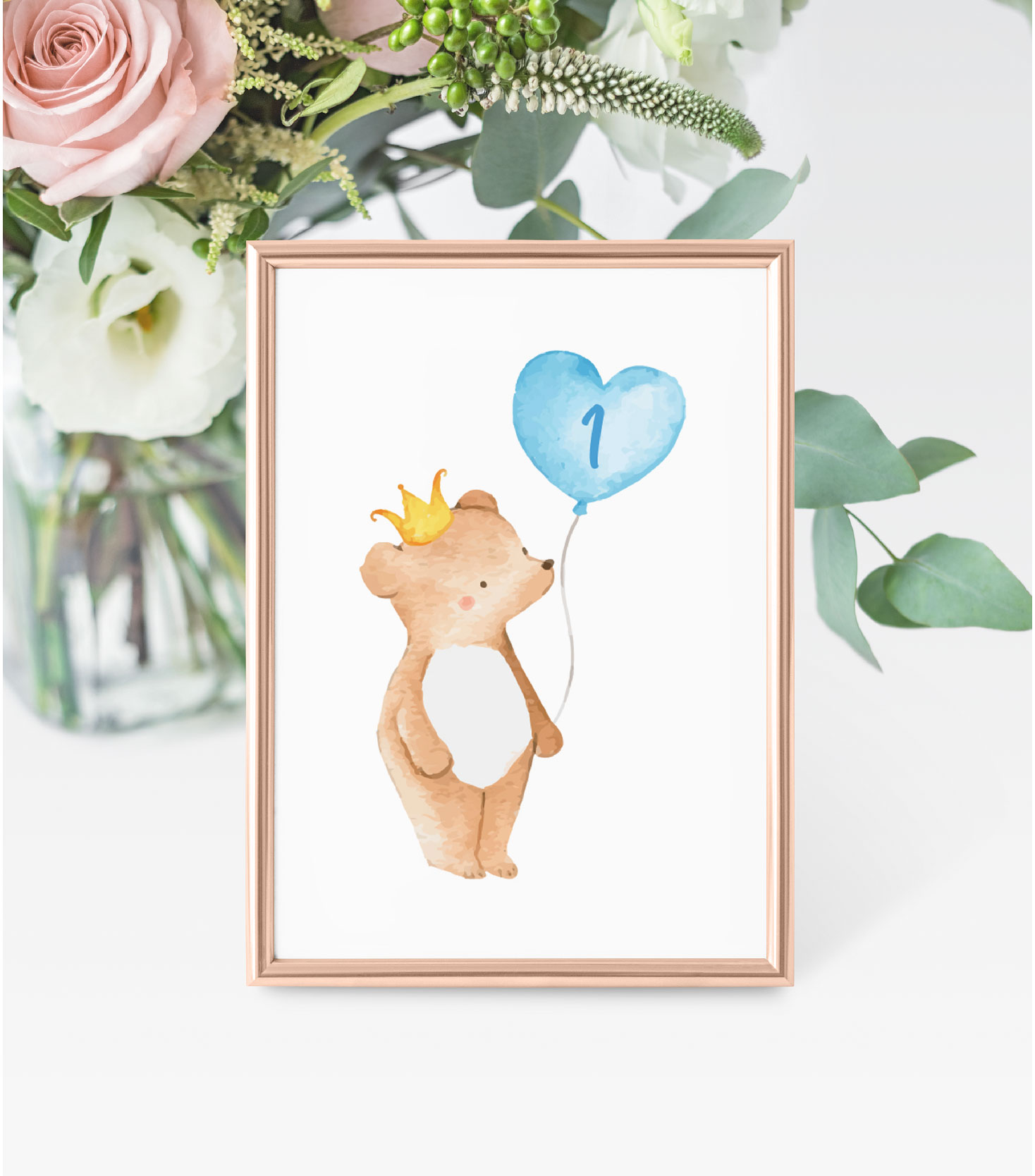 Ident. de convidados | Ursinho com Balão | BT-IMM049