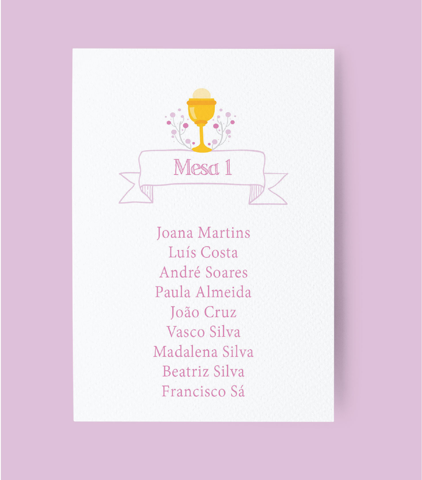 Ident. de convidados | Cálice | CM-IC011