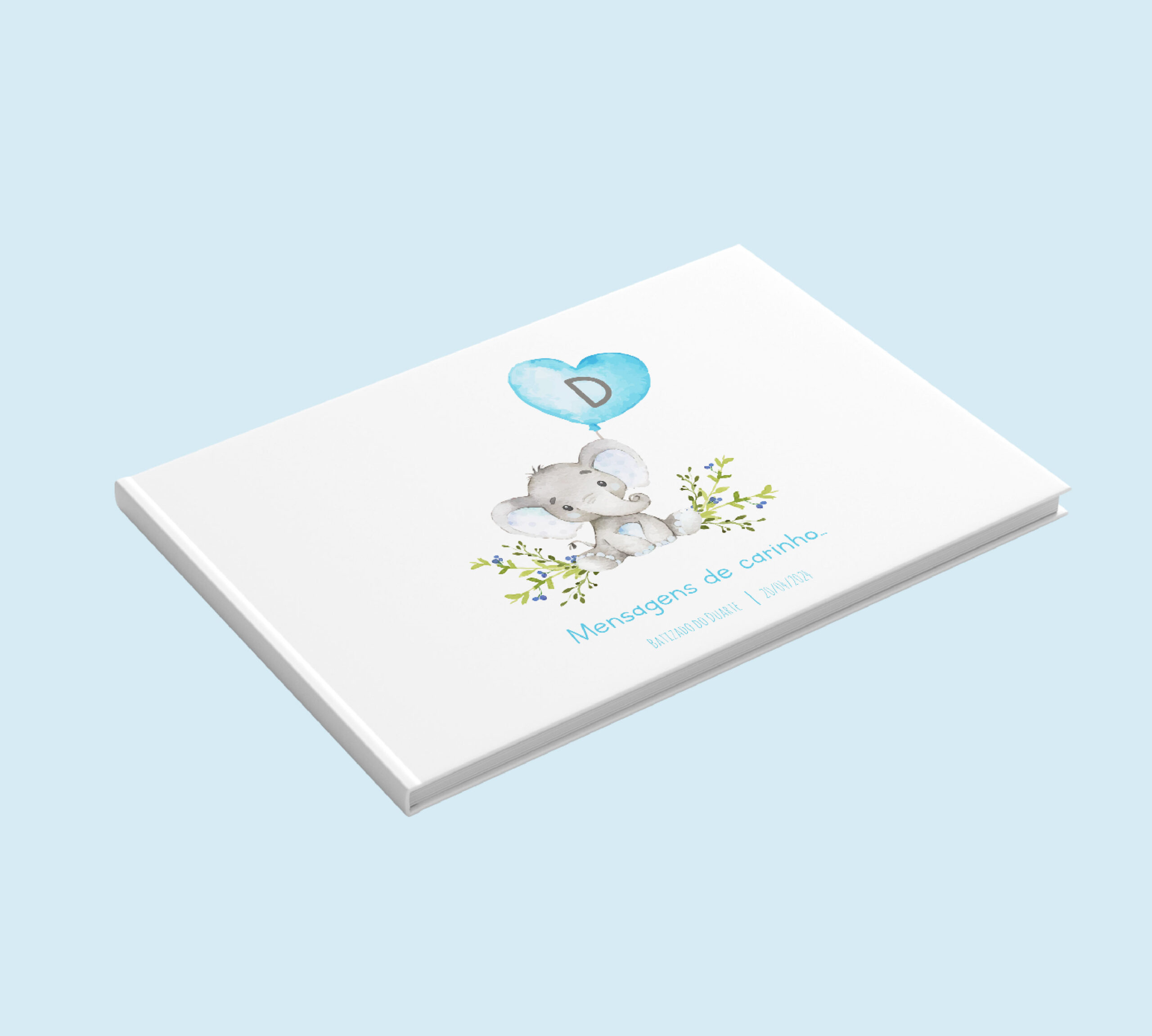 Livro de honra I Elefante com balãoI  BT-LH041