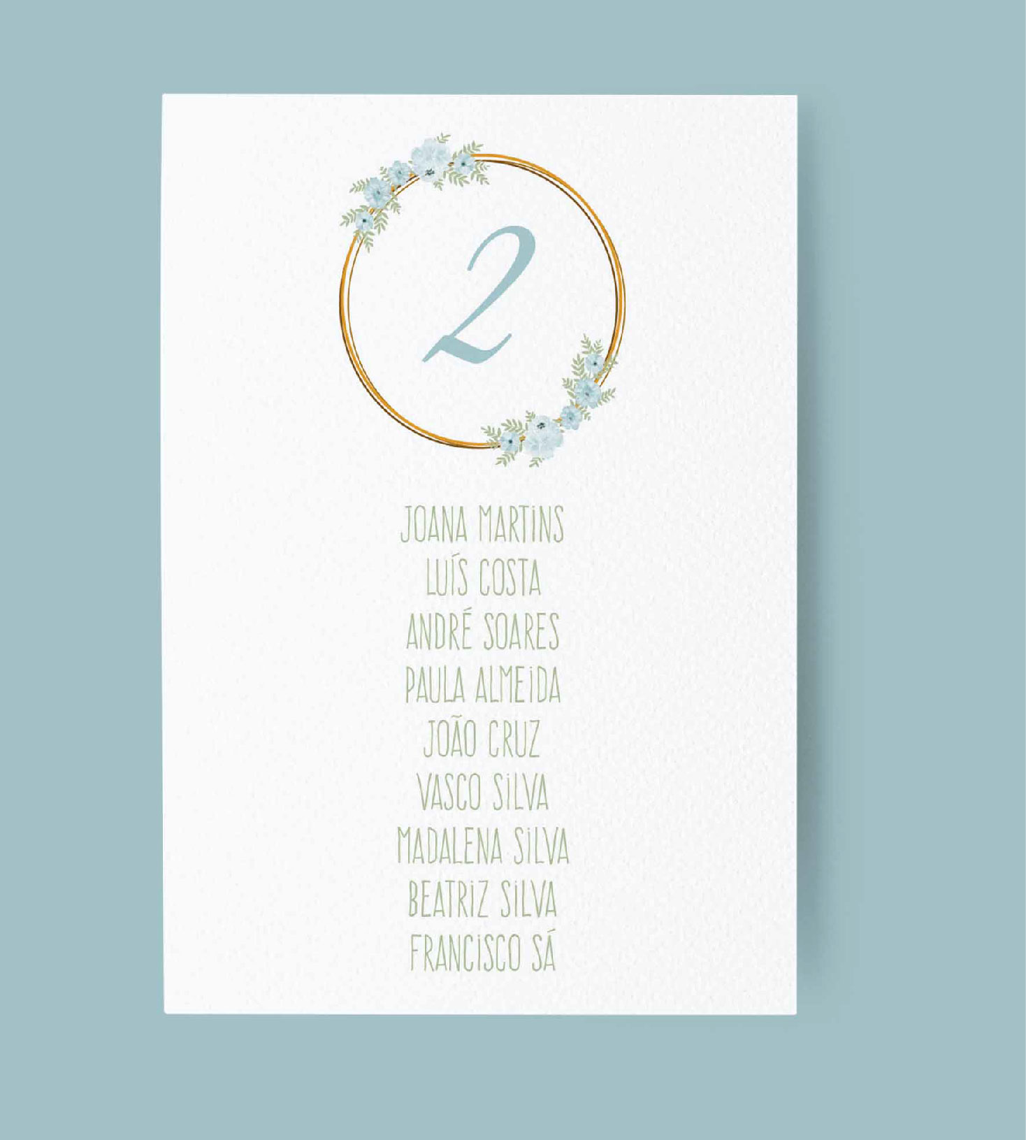 Ident. de convidados | Inicial Menino | BT-IC096