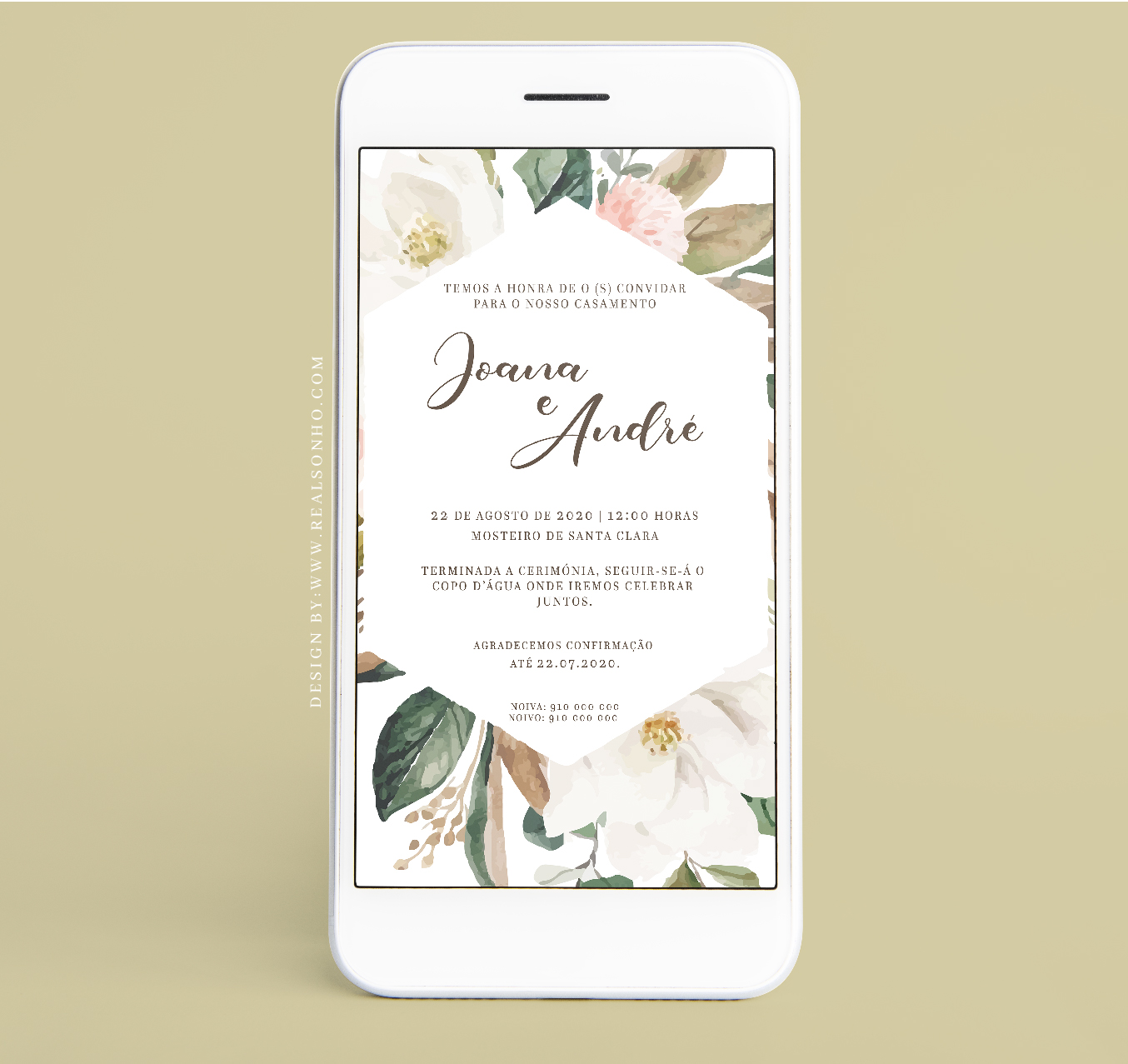 Convite Digital Casamento | CS-CD015