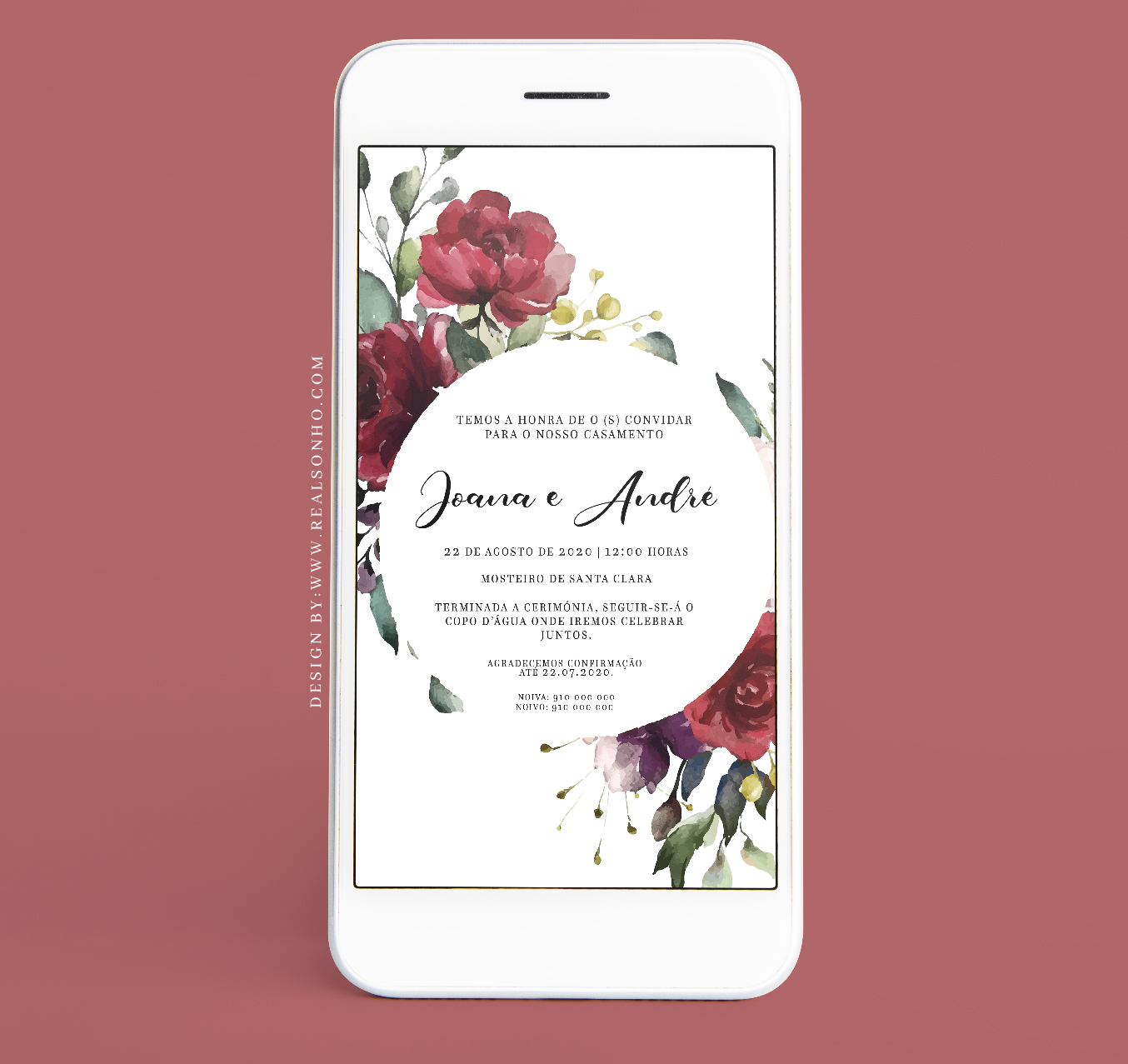 Convite Digital Casamento | CS-CD017