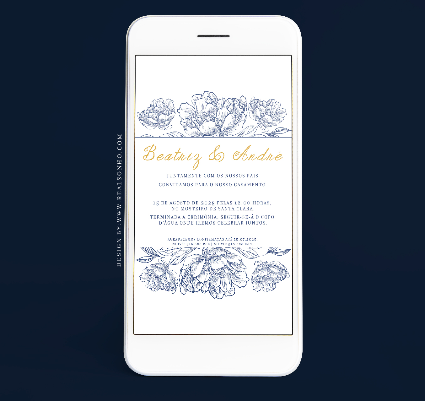 Convite Digital Casamento | CS-CD020