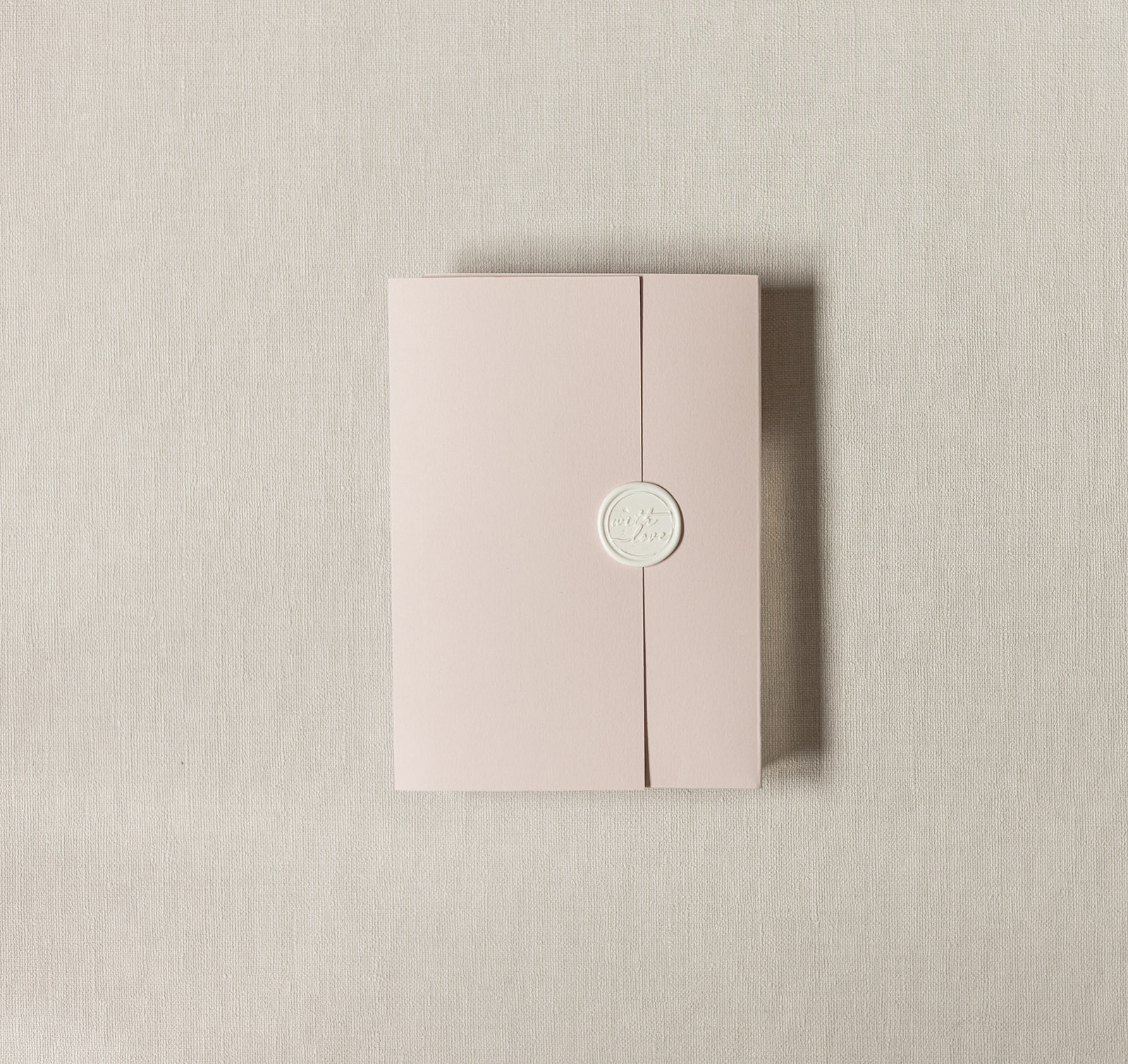 Convite de Casamento Doce Rosa | CS-DR-POCKH802L